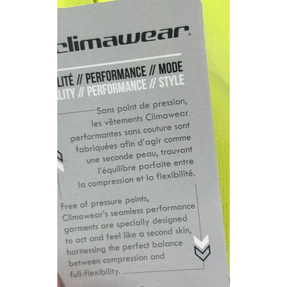 Climawear Shirt Mens Size S Short Sleeve Moisture Wicking Gradient Blue & Yellow - Picture 4 of 8